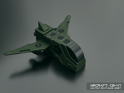 3D Sci-fi Aircraft Low Poly Asset | CB-47 | Blender 3D 3d 3d aircraft 3d art 3d artist 3d design 3d render 3d rendering 3d sci fi aircraft aircraft aircraft game asset blender cb 47 copter cycles design helicopter 3d low poly rendering sci fi sci fi game asset