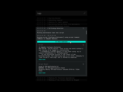 Events Log - B2B SaaS web app activity admin analytics code dashboard data developer enterprise fintech log minimal product design saas software ui design ux ux designer web app web app ui web application design