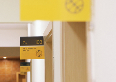 NCPA Signage System branding design graphic design high school icon illustration logo signage typography