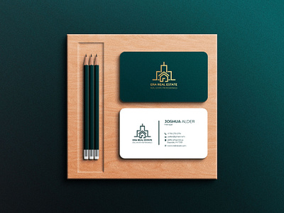 Business Card Design brand identity branding business card business card design contact info real estate card