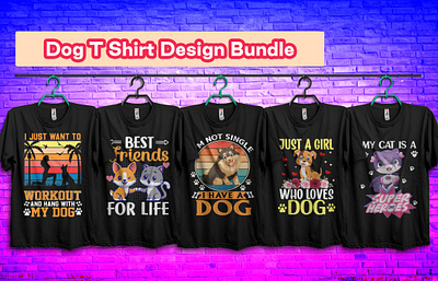 🐾🐾Dog T Shirt Design Bundle🐾🐾