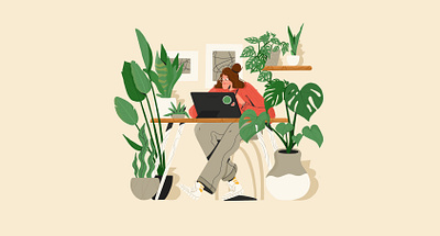 Plants art character characters design dribbble illustration illustrator plants procreate