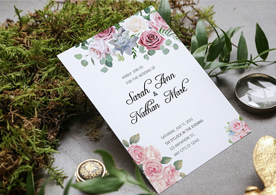 Wedding Invitation Card romantic save the date