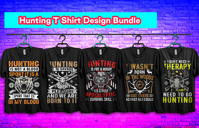 🦌🦌Hunting T Shirt Design Bundle🦌🦌