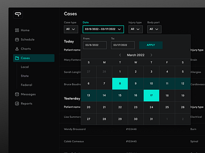 Johnson & Johnson - EMR B2B SaaS auto autolayout b2b crypto date date picker ethicon figma first iaas layout medical minimal mobile paas picker popover saas table ux