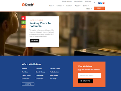 Deeds2 is a responsive theme for churches in 2022 bestwordpressthemes charity wordpress themes fundraising themes non profit non profit organizations wordpresstemplate wordpresstheme wordpressthemedesign wordpressthemesforbloggers