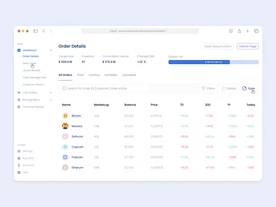 Dashboard / Order Details Page admin admin panel admintheme card dashboard detail details flat interface list payment popular sidebar token ui user uıux view web website