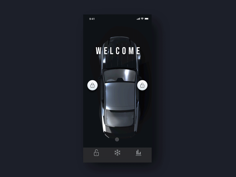 car remote operation 02 animation ui ux
