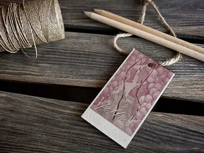 Free Pink Tag Mockup branding business design free illustration logo mockup pink tag typography ui ux vector