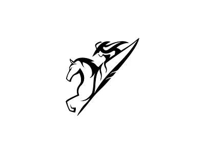 Equestrian Writer animal blog branding design equestrian equine feather horse ink logo mark pen quill rider training vector western women writer writing