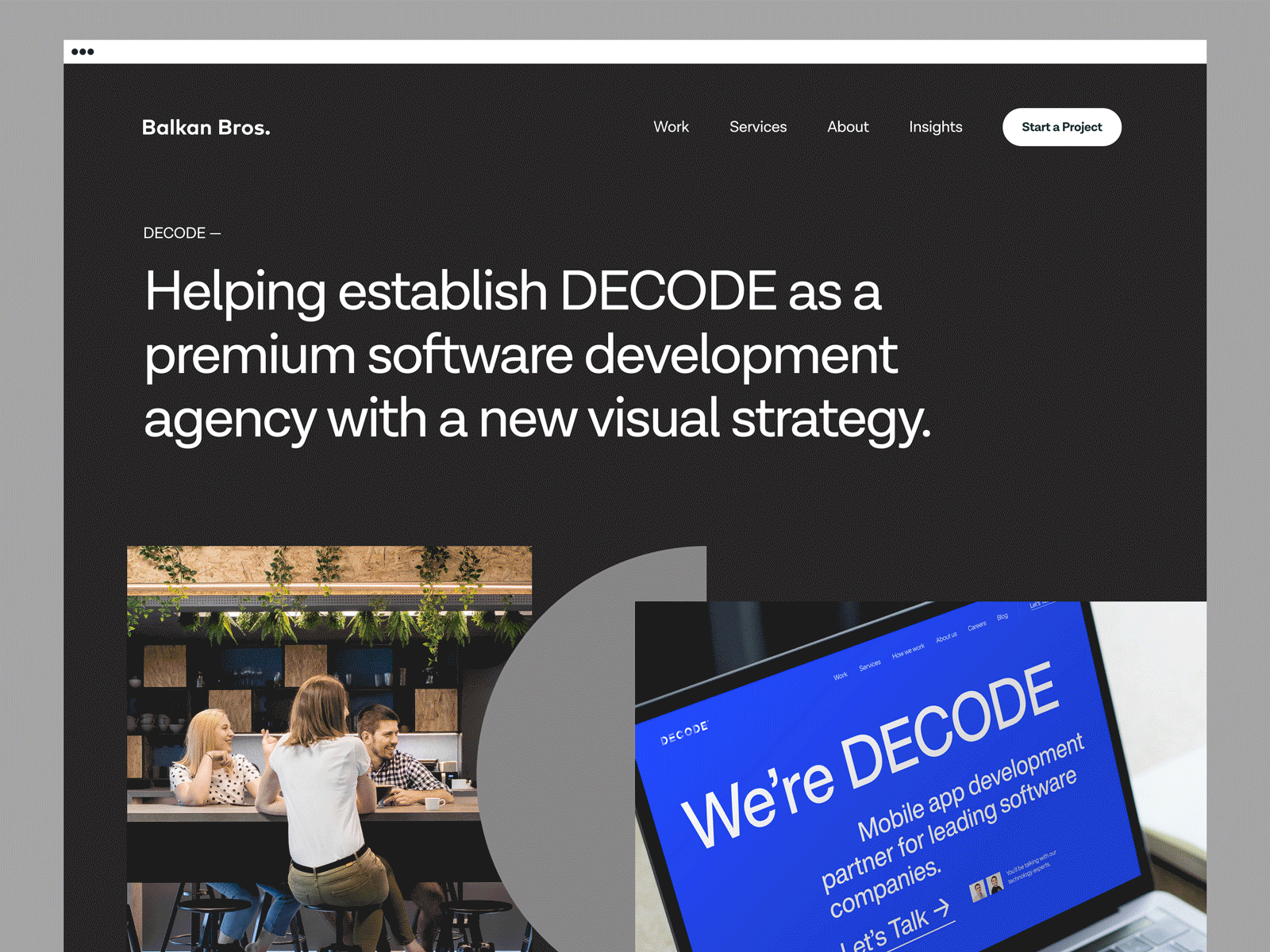 DECODE - Case Study v2 agency website animation bb agency branding case study cms colors design design system development interaction logo product design typography ui ux web website design wordpress