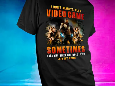 Video Game T-shirt Design apparel gaming gaming tshirt march by amazon t shirt t shirt design