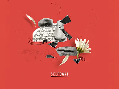Selfcare analogue collage collage art collage digital collage maker collageart daisy design eyes face flower glass graphic graphicdesign illustration nowar red selfcare stopwar vintage