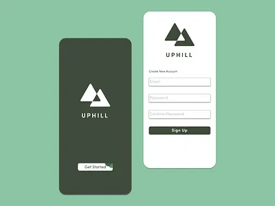 Daily UI 001 - Sign Up app design ui