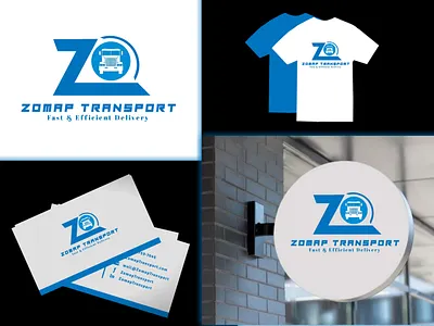 Zomap Transport design logodesign