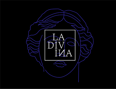 LA DIVINA branding character design graphic design illustration logo music typography ui vector venus