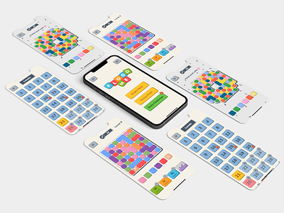 Puzzle mobile game design design inspiration design interface figma game design ios ios design mobile design mobile game puzzle game ui ui design web