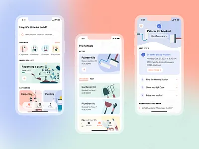 Designflow 2021 app app design contest design figma illustration ios mobile app ui ui design ux