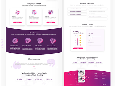 Itofame web Design adobe xd app branding design illustration ui userexperience ux