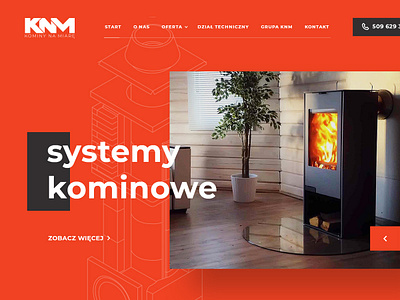 KNM Systemy kominowe ui uidesign web webdesign website