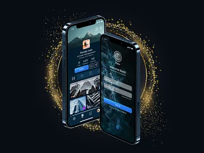 Wave Social App UI UX app branding creative design designing full kit graphic design illustration loading it solutions logo minimal mockups social social app ui ux