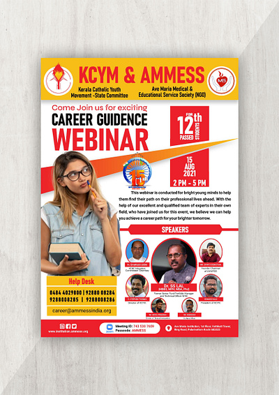 Webinar Poster Design branding graphic design post