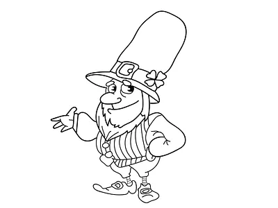 st patrick's coloring page design 3d animation branding coloring page design graphic design illustration kdp st patricks st patricks coloring page st patricks day vector