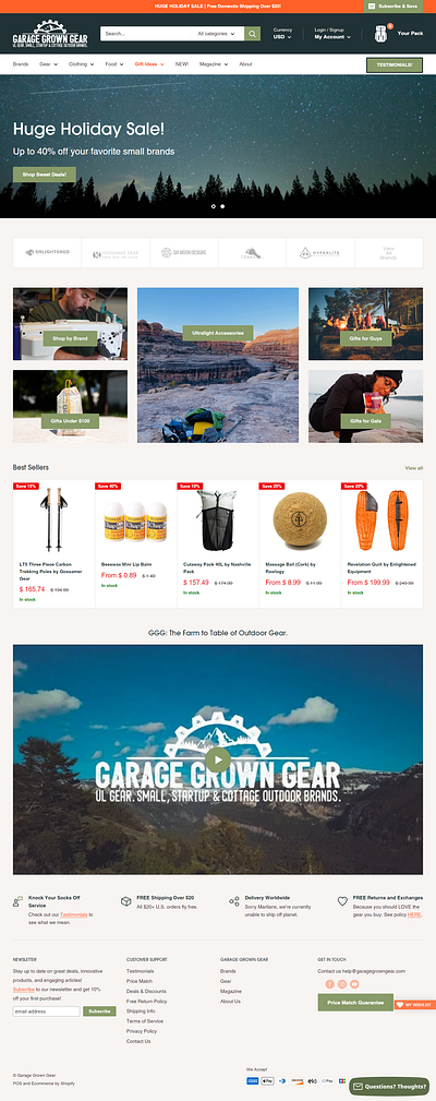 shopify_Warehouse - theme_Landing Page Design shopifytheme