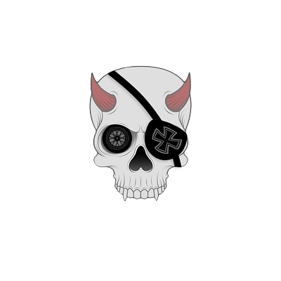 Rider Skull design graphic design icon illustration logo vector