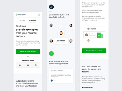 New Case Study – Booksprout arcs authors books booksprout casestudy design mobileversion mobilewebsite readers redesign ui