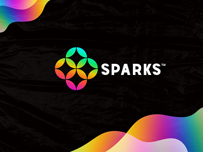 Sparks_Logomark_App Icon blacklogo branding colorblend colorfull darklogo design diamondlogo firelogo graphic design lightlogo logo logocolorfull minimallogo moderncolorlogo slogo spark sparklogo trednylogo vector