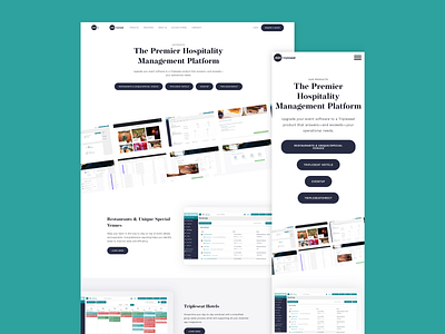 Tripleseat - Service/Landing Page Overview design ui ui design ui ux uidesign uiux user experience user interface ux ux design ux ui uxdesign uxui web web design website