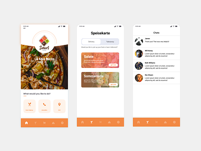 smart *kitchen* app design figma ui ux