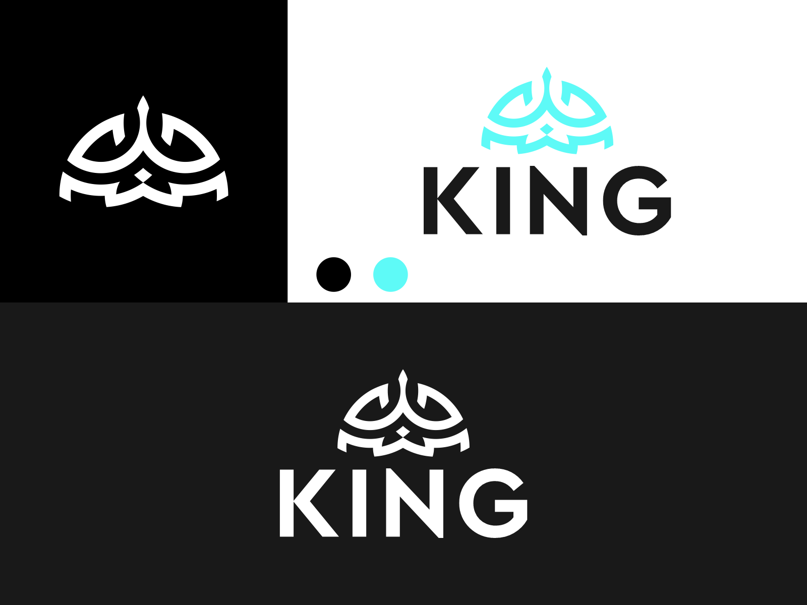 KING Logo design inspiration by logo_sans on Dribbble