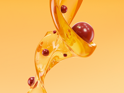 VITALITY & TORPOR 3d 3d art abstract art glass graphic render