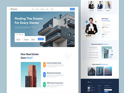 Real Estate Website Design agency architecture best shot construction design agency digital agency ecommerce header exploration homepage interior landing landing page design landingpage minimal mobile app real estate real estate landing page shop page website website design