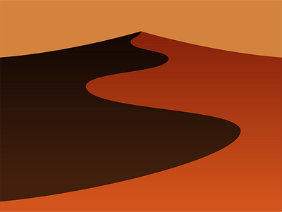 Eve desert evening illustration sand sunset