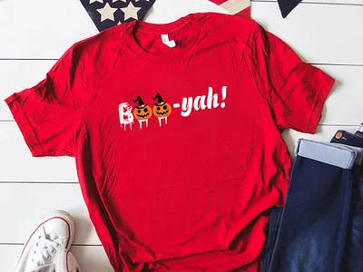 Boo Yah T-Shirt Design 3d animation branding business businesstshirt creative creative logos creativet shirt design fashion fashiontshirt graphic design horrortshirt illustration logo motion graphics ui ux vector