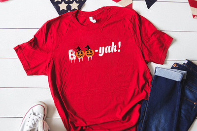 Boo Yah T-Shirt Design 3d animation branding business businesstshirt creative creative logos creativet shirt design fashion fashiontshirt graphic design horrortshirt illustration logo motion graphics ui ux vector