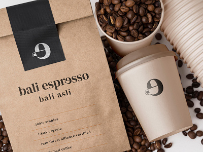 Espresso Logo brand design branding coffee graphic design logo logo design packaging typography