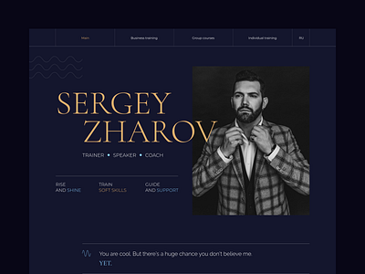 Multipage website for business coach business businessman coach design figma tilda trainer ui uidesign ux uxdesign webdesign