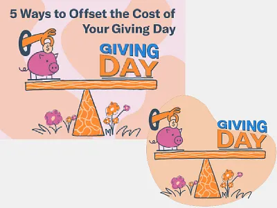 Offset Giving Day Cost Ft. Image graphic design illustration illustrator layout design social media