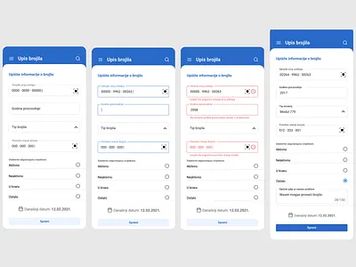 Add information add error info information mobile app ui ux
