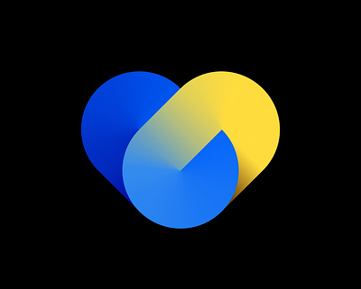 Stand with Ukraine 💙💛 #NOWAR heart logo nowar ukraine