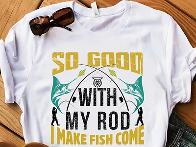 So Good With My Road I Make Fish Come T-Shirt Design bass bass fish bass fishing bass fishing t shirt design bass fishings branding business creative creative logos design fish fish fashion tshirt fishing fishon fishon illustration logo ui ux vector