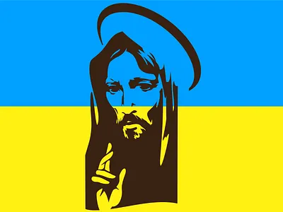 May God protect the victims. character design face graphic illustration logo military portrait stop the war ui ukraina vector