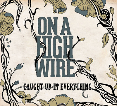 CD Cover illustration typography