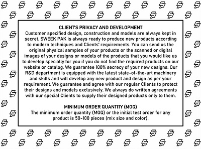 OUR BUSINESS TERMS AND CONDITIONS