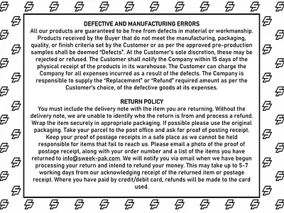 OUR BUSINESS TERMS AND CONDITIONS
