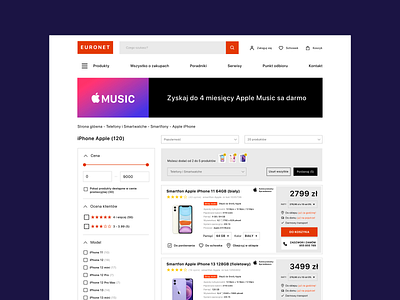 Mobile shop design ecommerce shop ui ux web